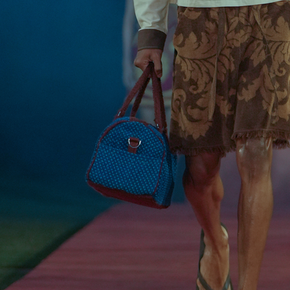 Runway Towel Mini Duffle Dotted