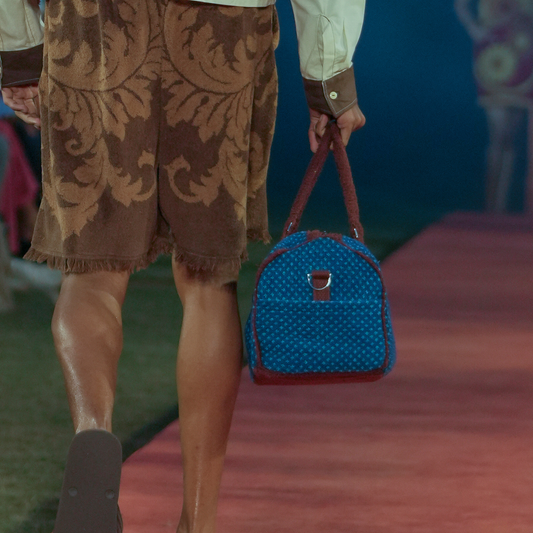 Runway Towel Mini Duffle Dotted