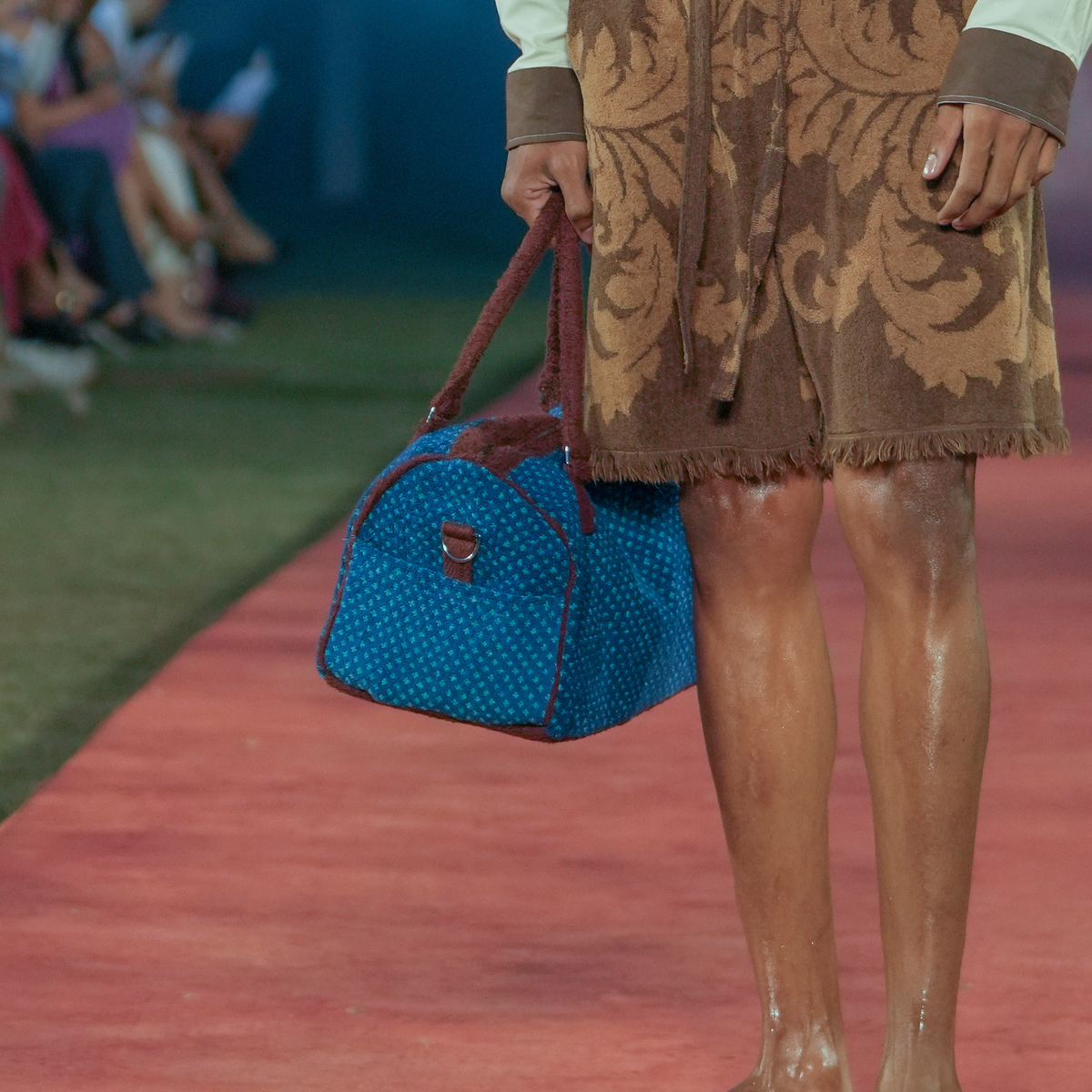 Runway Towel Mini Duffle Dotted