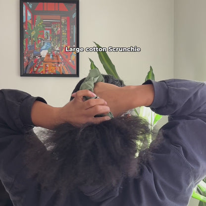 Large Cotton Scrunchies