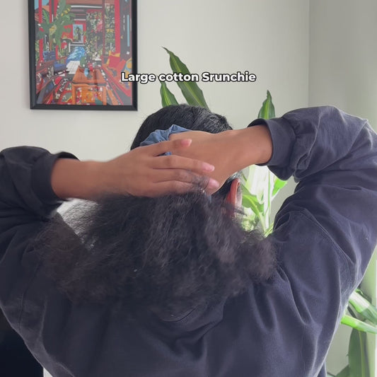 Large Cotton Scrunchies