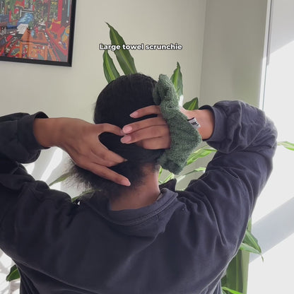 Large Towel Scrunchies